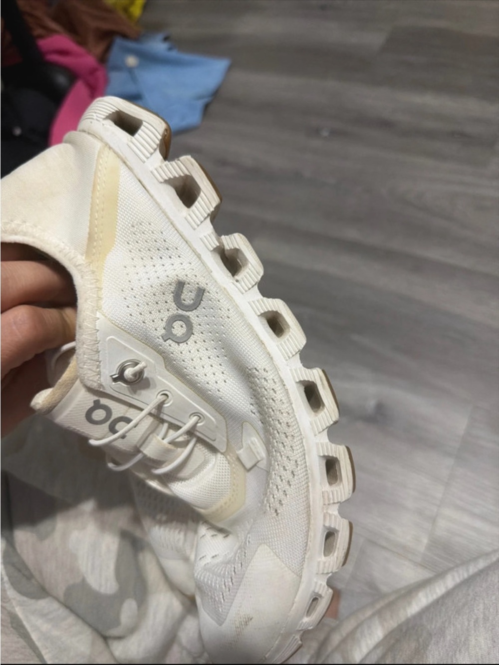 On Running Women's Cloudnova Athletic Shoes in Off-White - Picture 6 of 7